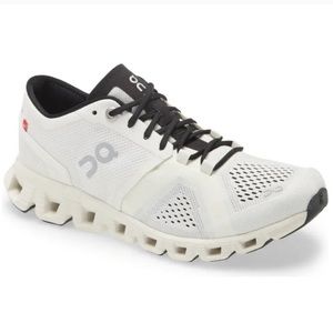 ON Cloud X Training Running Shoes Knit Mesh White